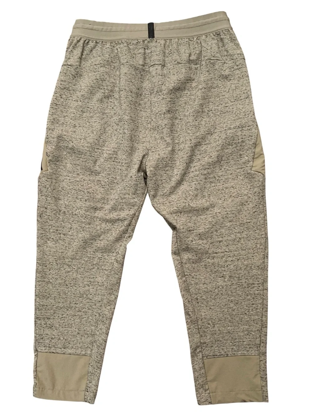Nike Yoga Pants Jogger Mens Size M Dri-Fit Drawstring Stretch Beige